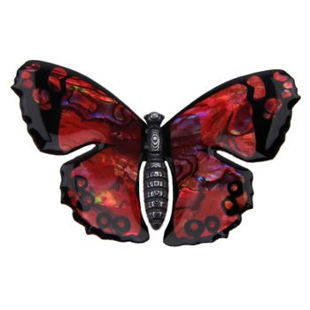 BUTTERFLY - RED ADMIRAL PAUA - MAGNET