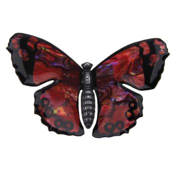 BUTTERFLY - RED ADMIRAL PAUA - HANGING