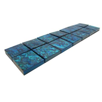 SHELL VENEER TILE - PAUA BLUE SAPPHIRE - MOSAIC 25*25 (14PC)