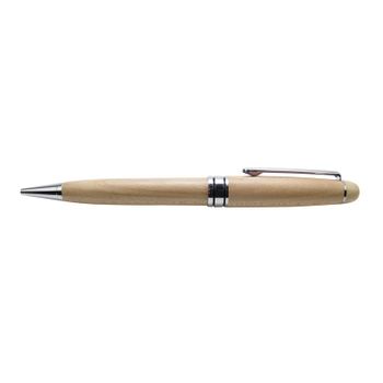 WOODEN MAPLE PEN - MT BLANC - SILVER