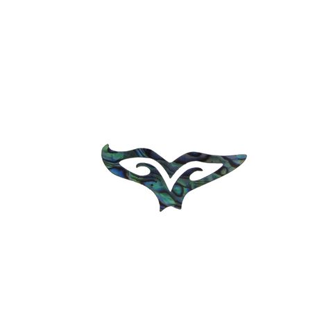 GLOSS PAUA VENEER SHAPE - WHALE TAIL