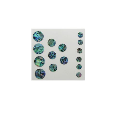 THEME SET -  PAUA STICKERS - CIRCLES