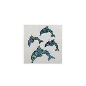 THEME SET -  PAUA STICKERS - DOLPHIN (4PCS)