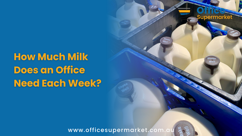 How Much Milk Does an Office Need Each Week?