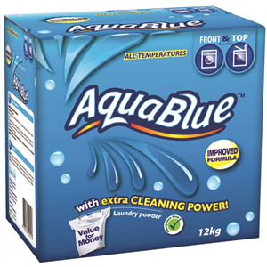 AquaBlue Front & Top Loader Laundry Powder 12kg