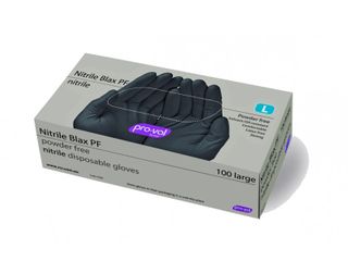 Nitrile Extra Large Black Powder Free Disposable Gloves 100pk