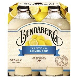 Bundaberg Traditional Lemonade Buddies (12x375ml)