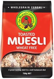 The Muesli Co Toasted Muesli Wheat Free (Red) 750g