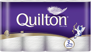 Quilton White Toilet Tissue 3ply 180 Sheets 60pk