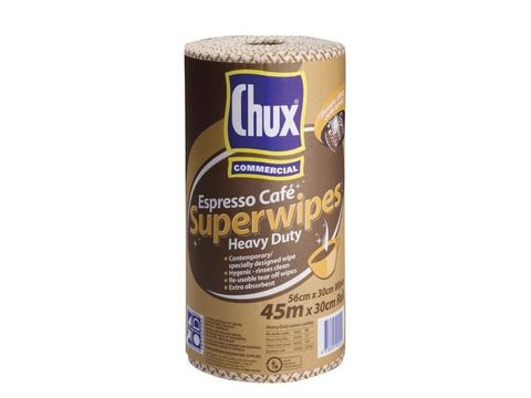 Chux Superwipes Espresso Cafe Roll Heavy Duty (45mx30cm)