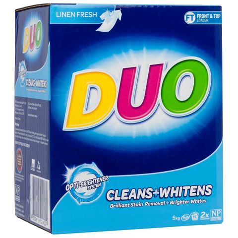 DUO Laundry Front & Top Loader Powder 5kg