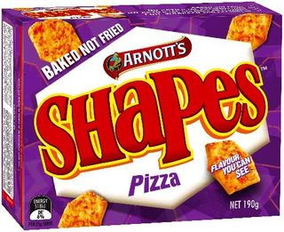 Arnott's Shapes Multipack Crackers Mini Chicken Crimpy 8 Pack