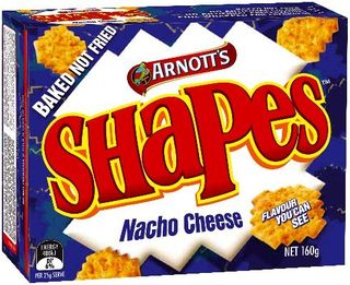 Arnotts Nachos Cheese Shapes 160g