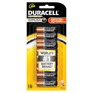 Duracell Coppertop Alkaline AA Batteries (16pk)