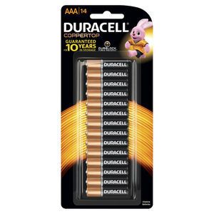 Duracell Coppertop Alkaline AAA Batteries (14pk)