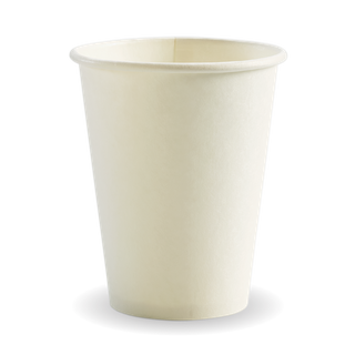 BC-12W Biopak (80mm) Single Wall 350ml Cups (1000)