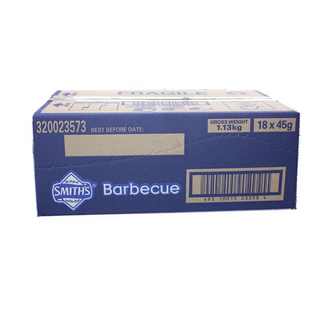 Smiths BBQ Crinkle Cut Chips (18x45g)