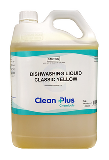 Clean Plus Yellow Dishwashing Detergent 5 Litre