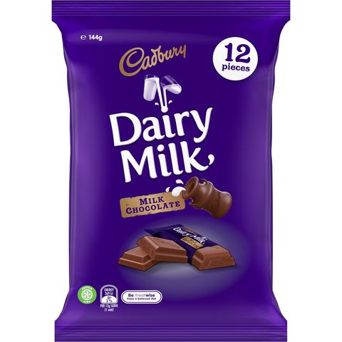 Cadbury Dairy Milk Sharepack 144g