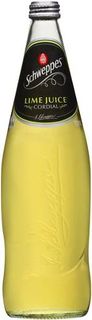 Schweppes Lime Cordial Glass Bottle 750ml