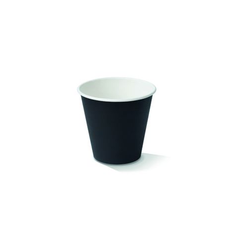 CTPC8 #8oz Pinnacle Black Single Wall Paper Cups (1000)