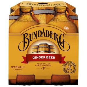 Bundaberg Ginger Beer Glass Buddies (24x375ml)