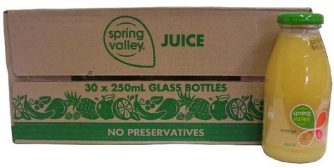Spring Valley Orange Glass Buddies (24x300ml)