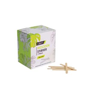 Capri Food Grade Wooden Stirrers 114mm x 10mm 1000pk