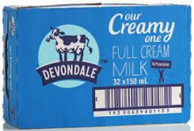 Devondale Long Life Full Cream Milk (32x150ml)