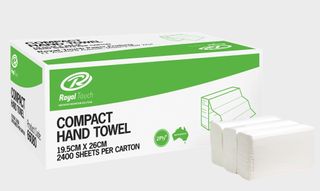 66080 Royal Touch Compact Hand Towel 2ply (2400)