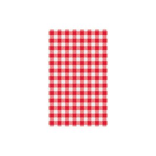 Trenton Gingham Red Greaseproof Paper (200)