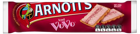 Arnotts Iced Vo Vo 250g