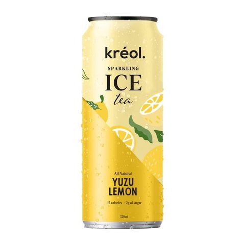 (SBI) Kreol Sparkling All Natural Yuzu Lemon Ice Tea (12x330ml)