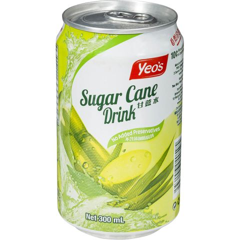 Yeo's Sugar Cane Juice  Drink Cans (24x300ml)