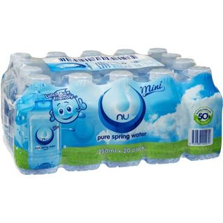 NU Pure Spring Bottled Water (24x350ml)