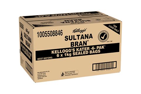 Kelloggs Sultana Bran Kater Pack (6x1kg)