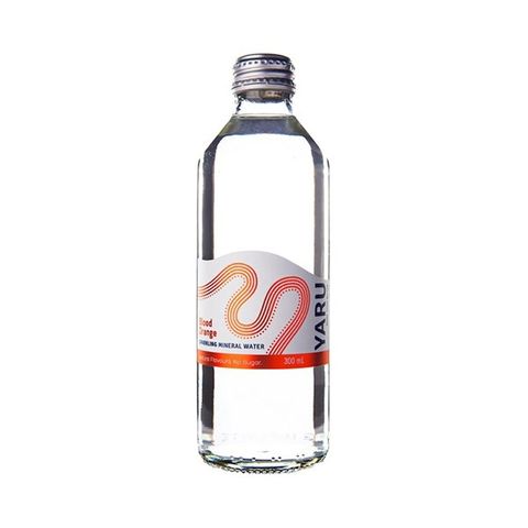 (NP) Yaru  Blood Orange Sparkling Mineral Water Glass Bottles (24x300ml)