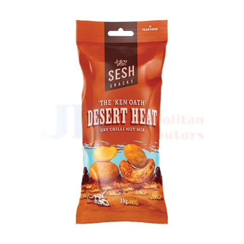 Sesh Snacks Desert Heat Dry Chilli Nut Mix (21x35g)