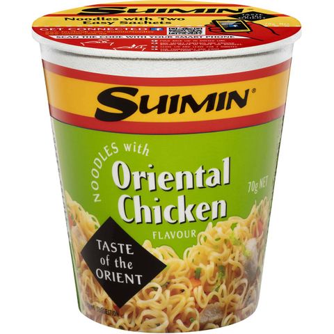 (NP) Suimin Oriental Chicken Noodles Cup (12x70g)
