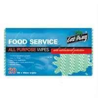 Castaway AntiBacterial Blue Foodservice Wipes 20pk