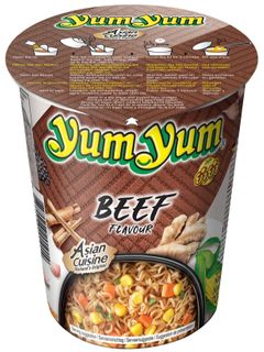 (SBI) Yum Yum Beef Flavour Noodles (12x70g)