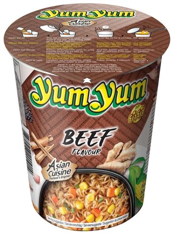(SBI) Yum Yum Beef Flavour Noodles (12x70g)