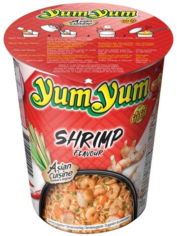 (SBI) Yum Yum Shrimp Flavour Noodles (12x70g)