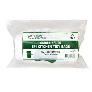 Rapid Clean White Kitchen Tidy Bags 18 Litre 50pk