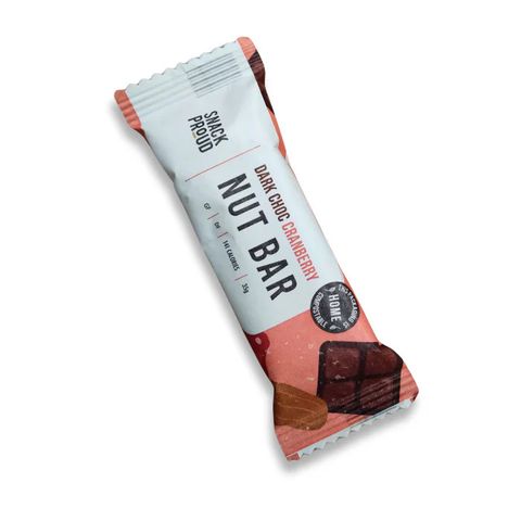(NP) Snack Proud Gluten Free Dark Choc Cranberry Nut Bar (18x35g)