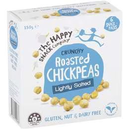 (NP) The Happy Snack Company Crunchy Roasted Chickpeas Lightly Salted (24x25g)