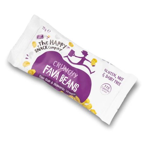 (NP) The Happy Snack Company Fava Beans Sea Salt & Balsamic Vinegar (50x25g)