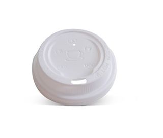 Pinnacle #4oz White Travel Polypropylene Lids (1000)