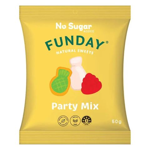 Funday Party Mix No Added Sugar Natural Flavour (12x50g)