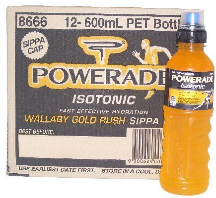Powerade Wallaby Gold Rush (12x600ml)